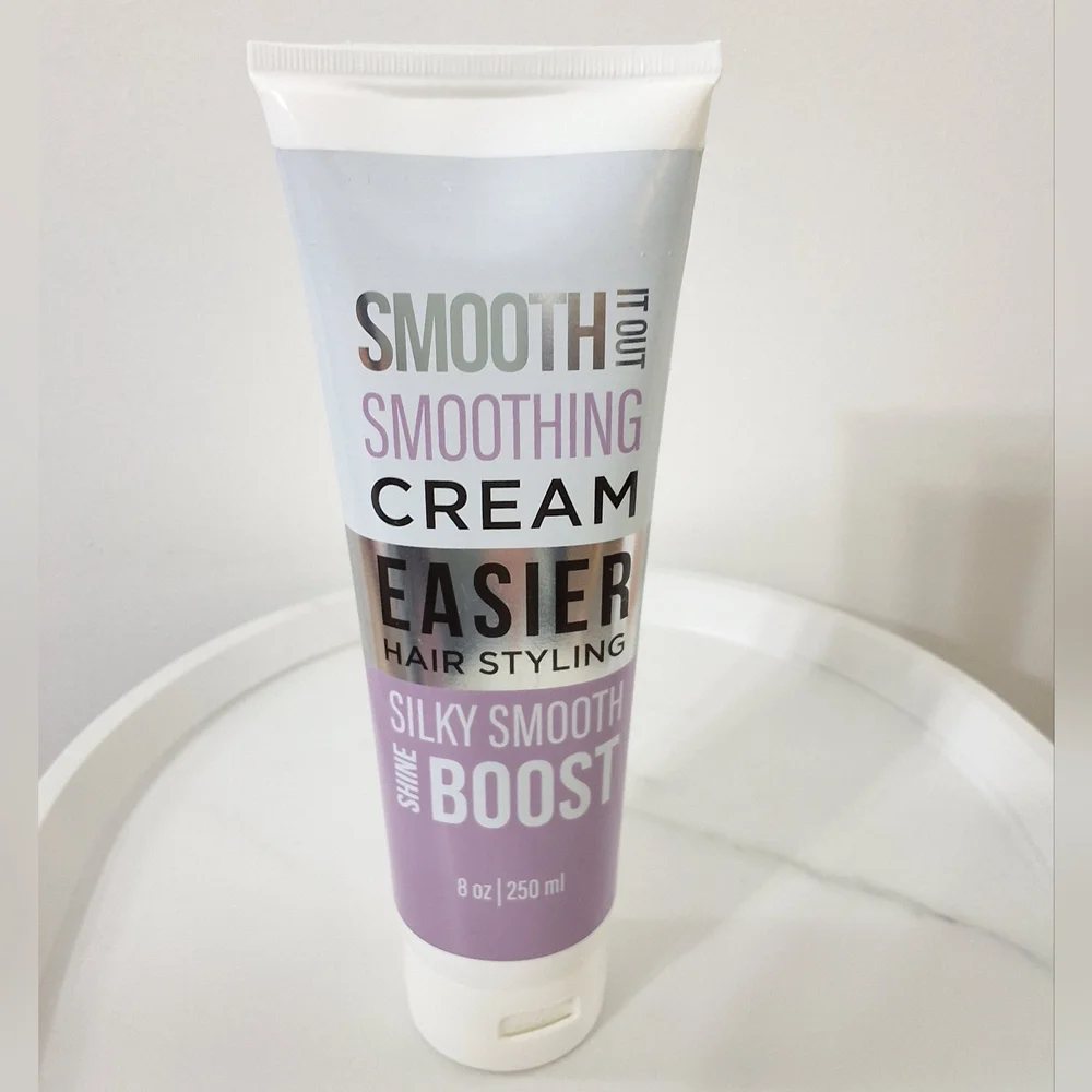 New Smoothing Hair Styling Cream Silky Smooth Shine Boost, 8 Oz